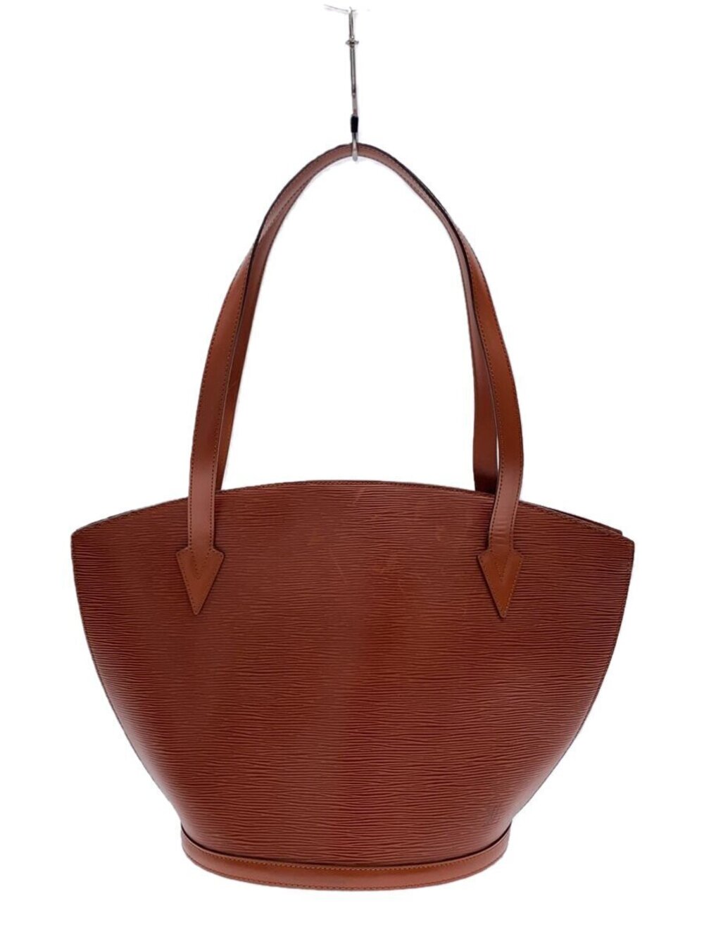LOUIS VUITTON Saint Jacques Epi Leather Bag Brown